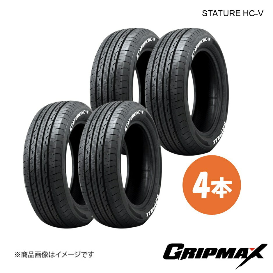 GRIPMAX/グリップマックス STATURE HC-V タイヤ 4本 225/50R18C 107/105T レイズドホワイトレター 6972435764786拍卖