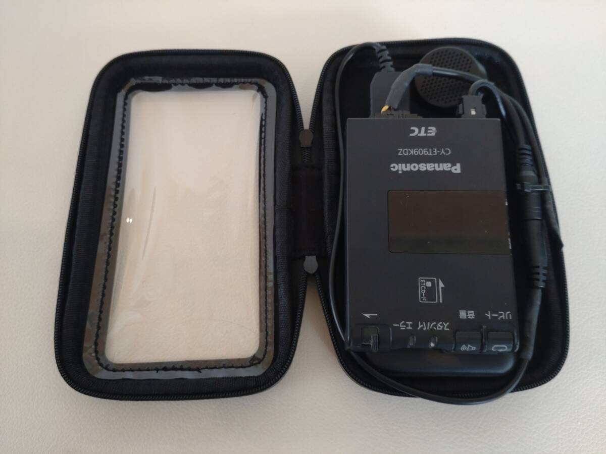 2273 ETC 軽登録 3方式電源 モバイルバッテリー、シガー、乾電池 バイク ケース収納 拍卖