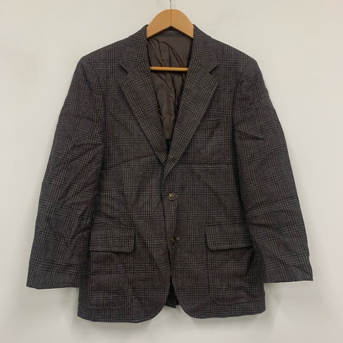 J.PRESS ジェイプレス シングルジャケット ブラウン系 背抜き センターベント 3B テーラード ジャケット メンズ a1011拍卖