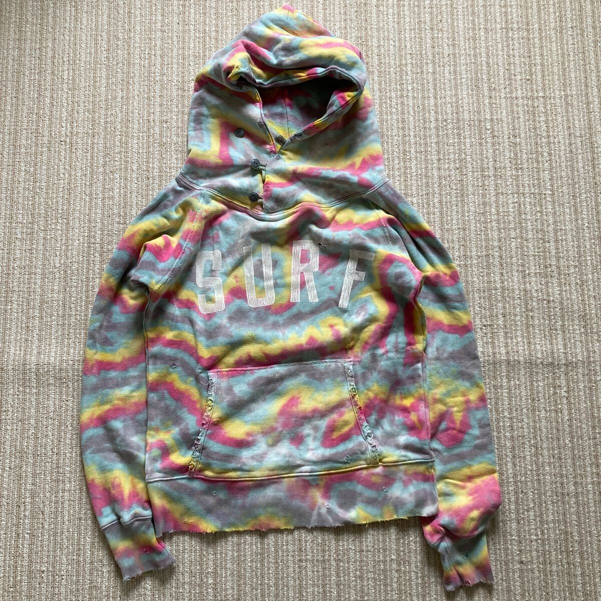 KAPITAL キャピタル ヴィンテージ加工 タイダイ スウェット パーカー拍卖