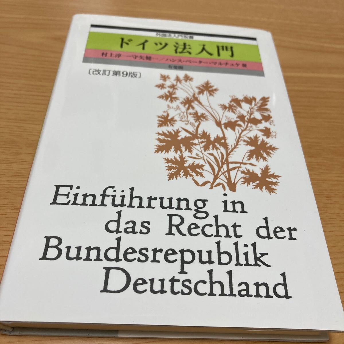 ドイツ法入門 (外国法入門双書) (改訂第9版) 村上淳一/著 守矢健一/著 ハンス・ペーター・マルチュケ/著拍卖