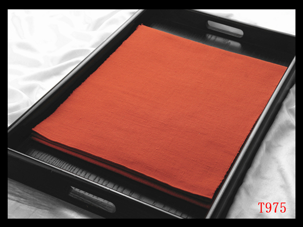 蔵【T975】西陣美品 無地 赤橙色地 気品豊かに 正絹高級美術名古屋帯 ◇検◇簪着物袋帯和装小物帯締め拍卖