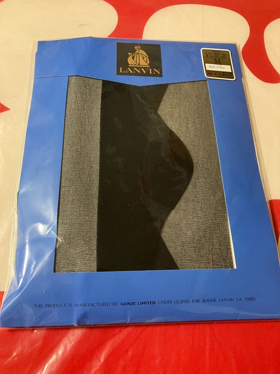 LANVIN パンティストッキング M ソワレ ランバン パンスト panty stocking gunze 拍卖