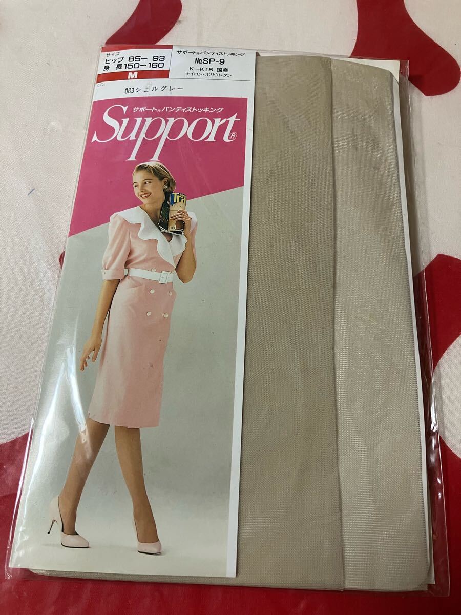 サポート パンティストッキング シェルグレー M support panty stocking パンスト拍卖