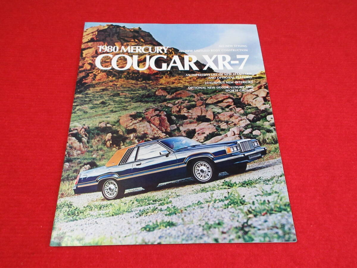 △ FORD LINCOLN MERCURY COUGAR XR-7 1980 昭和55 カタログ △拍卖