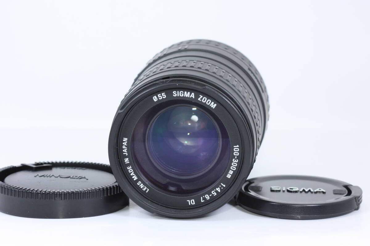 SIGMA ZOOM 100-300mm F4.5-6.7 DL MINOLTA#169拍卖