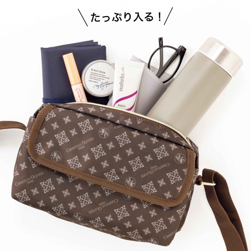 【素敵なあの人 2024年11月号付録】CHRISTIAN OLIVIERショルダー(未開封品ですが発送時に開封して中箱を取り外します)拍卖