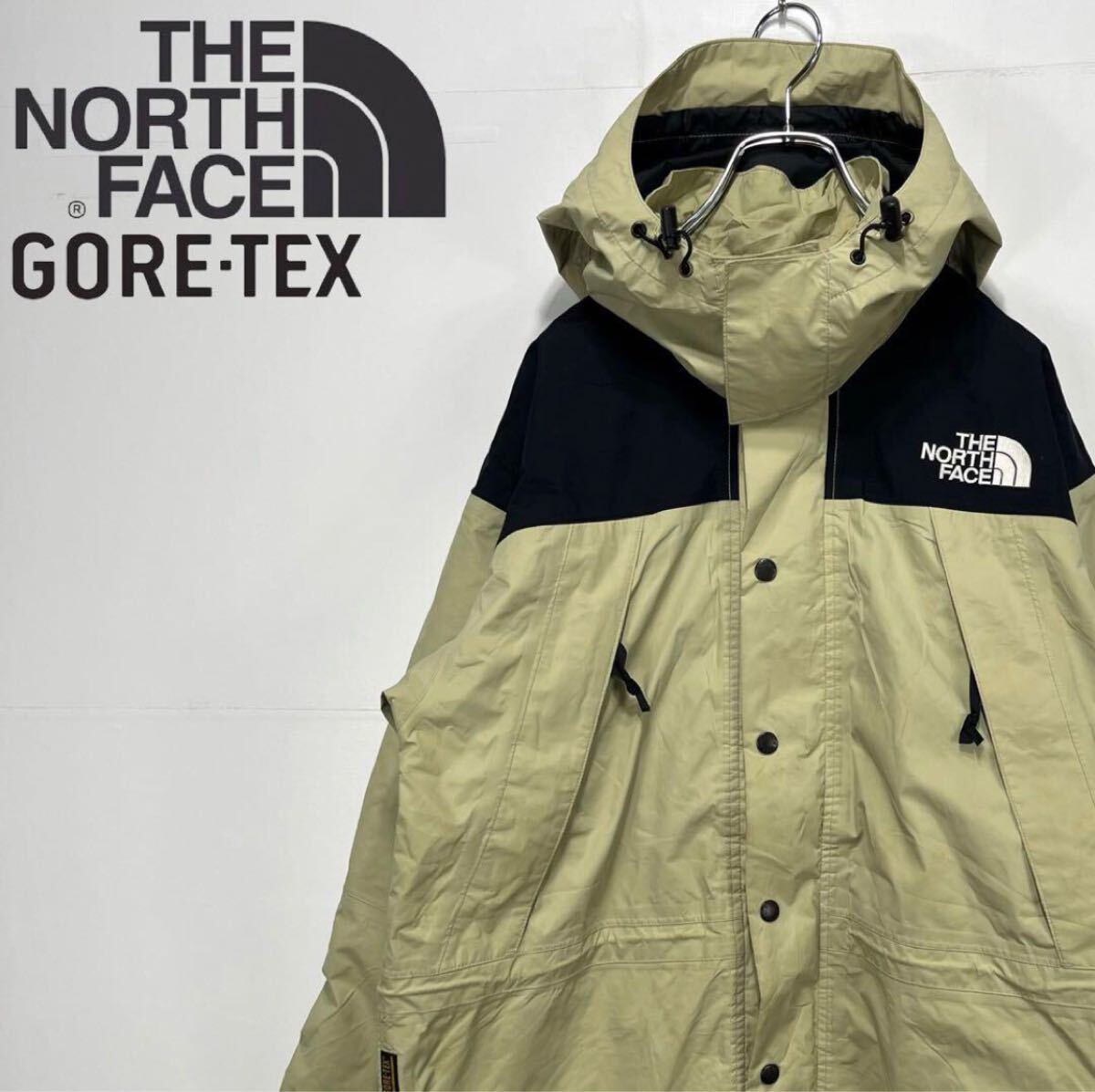 ノースフェイス ゴアテックス マウンテパーカー ジャケット 刺繍ロゴ 古着拍卖
