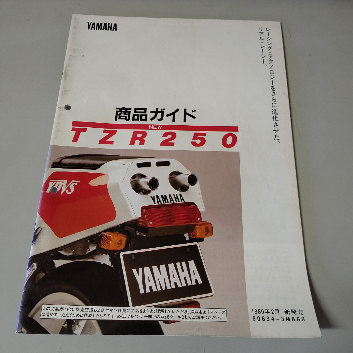 ヤマハ 商品ガイド TZR250 後方排気 拍卖