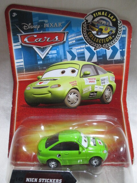 即決★Cars カーズ ディズニー ピクサー マテル ダイキャストカー ミニカー☆NICK STICKERS ニック ステッカーズ 2010年拍卖
