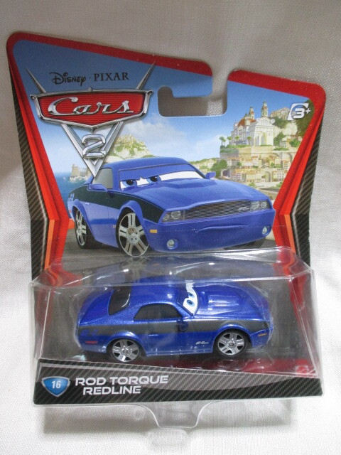 即決Cars カーズ ディズニー ピクサー マテル ダイキャストカー ミニカー☆ROD TORQUE REDLINE ロッド トルク レッドライン 2010年拍卖