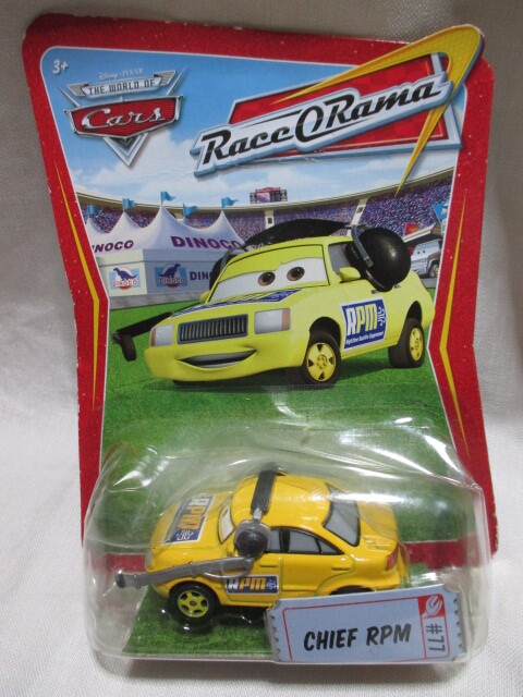 即決★Cars カーズ ディズニー ピクサー マテル ダイキャストカー ミニカー☆CHIEF RPM チーフ拍卖