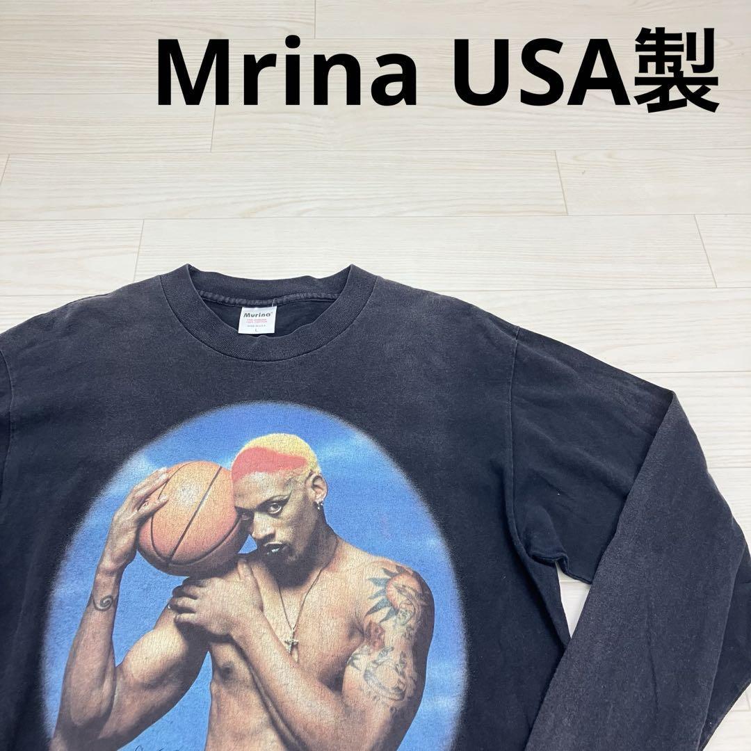Mrina ムリナ デニスロッドマン ロンT 長袖Tシャツ USA製 W25630拍卖