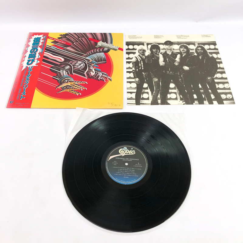 《ジャンク扱い・帯付》JUDAS PRIEST ジューダス・プリースト SCREAMING FOR VENGEANCE 復讐の叫び 25・3P-371/併売《CD部門・山城店》R730拍卖