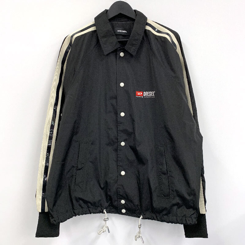 DIESEL ディーゼル J-AKITO スリーブライン コーチジャケット サイズ : L/インポート/店頭/他モール併売《メンズ古着・山城店》A3292拍卖