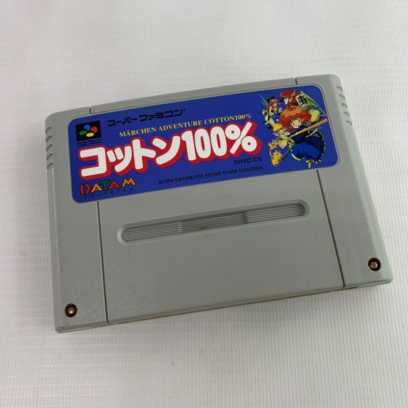 《ジャンク扱い》《レトロ》コットン 100% ソフトのみ 動作確認済み/DATAM/スーパーファミコン/店頭/他モール併売《ゲーム・山城店》B345拍卖