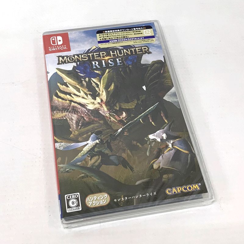 【中古】【クリックポスト発送可】《未開封》モンスターハンター ライズ【Nintendo Switch ソフト】【ゲーム】【山城店】A1229拍卖