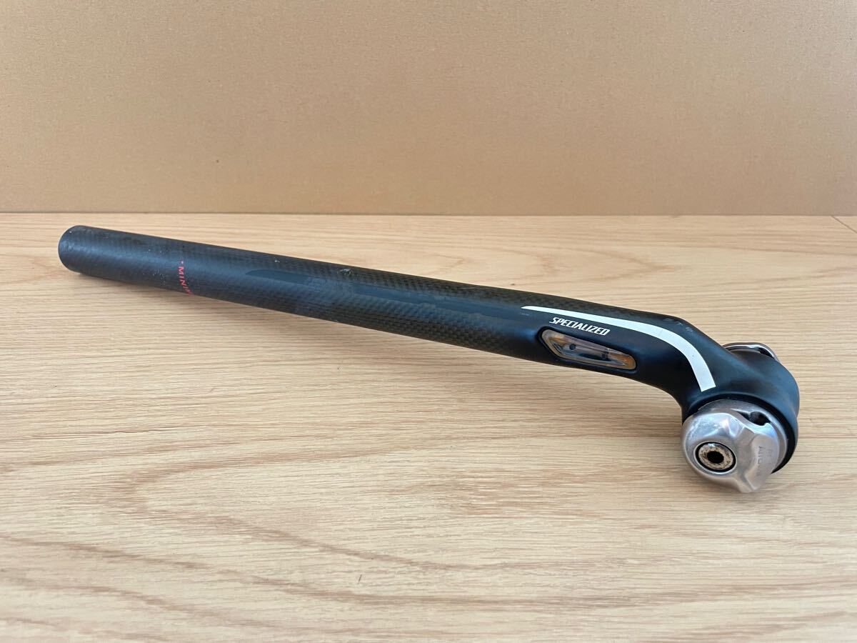 ■並中古■SPECIALIZED スペシャライズド ZERTZ Fact Φ27.2mm カーボン シートポスト ロードバイク パーツ アクセサリー P2260拍卖