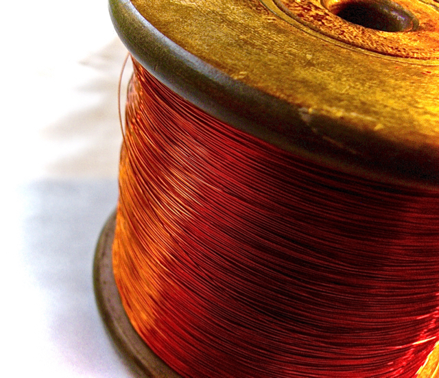 #374c_恐るべき解像度と輝き_30~40年代_GE社_エナメル・コーティング単線_門外不出もの_0.35mm/27AWG_2m売り拍卖