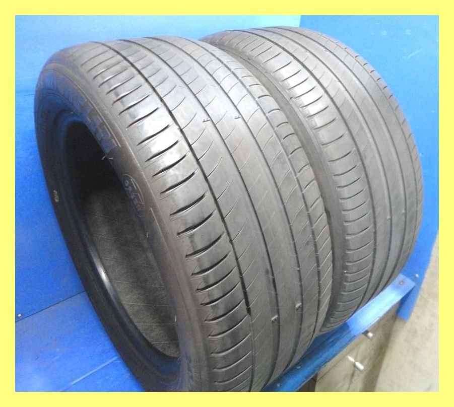 2021年製 6分山 2本セット ベンツ認証 高級 ミシュラン ★プライマシー 3 MOE ランフラット 【245/50R18】 2本★QD0313拍卖