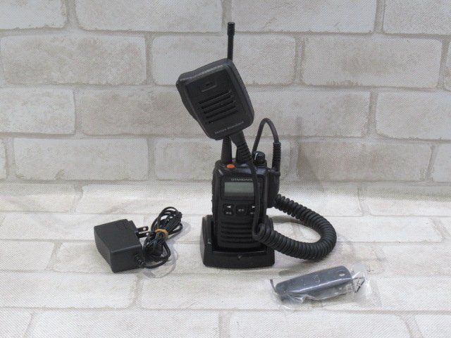 Ω 新P 0284◆ 保証有 STANDARD【 VXD450U 】スタンダード デジタル簡易無線機 バッテリー 充電器 アダプタ ベルトクリップ マイク拍卖