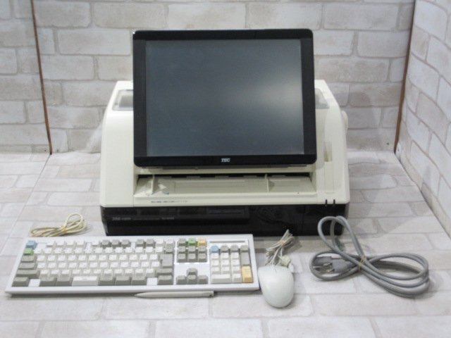 Ω 新DC 1108t 保証有 東芝TEC【 SJ-8100-R 】テック 事務コン キーボード / 電源ケーブル / マウス / タッチペン 印字OK拍卖