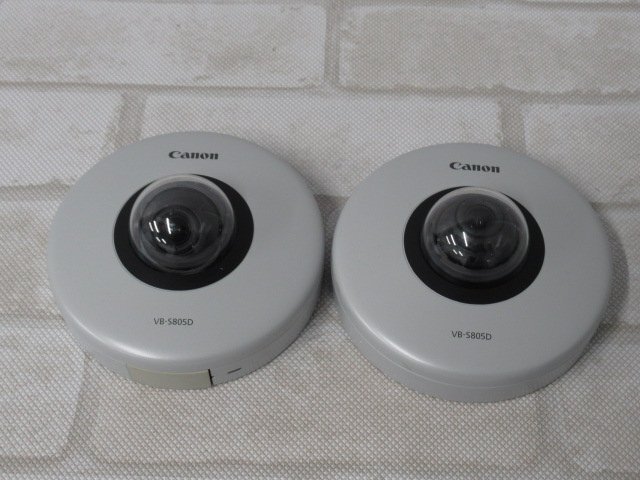 Ω 新R 0108♪ 保証有 Canon【 VB-S805D 】キャノン ネットワークカメラ 2台セット 動作/初期化OK拍卖