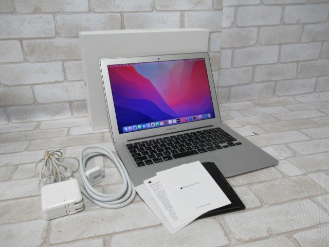 ▲AO0289 Ω 新DCN5 2397k Apple Macbook Air 13-inch 2017 / A1466 / 1.8 GHz デュアルコア i5/ 8GB / SSD:256GB AC/箱付拍卖