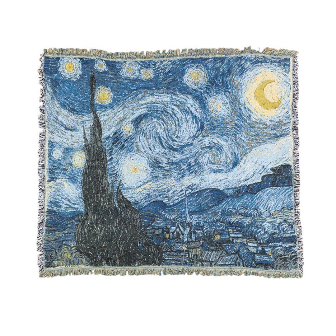 vintageラグ カーペット ゴッホ 星月夜 アート 1236拍卖