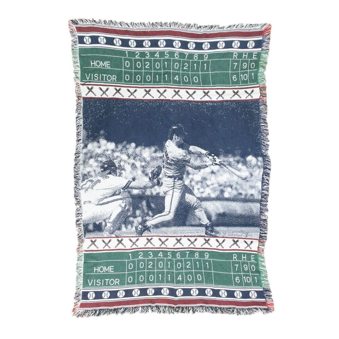 vintageラグ カーペット 野球 試合 バッティング フォト 1218拍卖