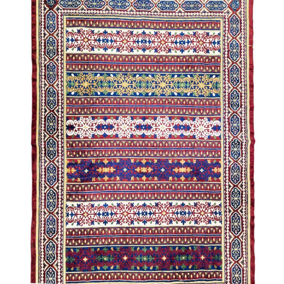 vintageラグ カーペット トルコ製 ネイティブ柄 民族 1205拍卖