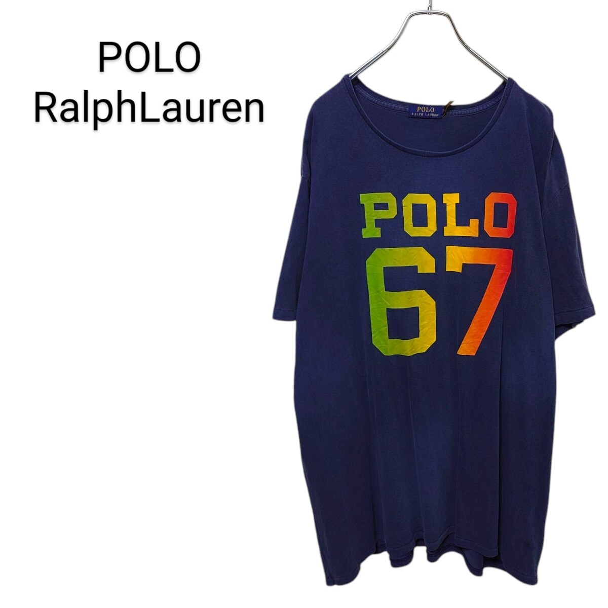 【POLO Ralph Lauren】POLO67 ロゴ Tシャツ A-3334拍卖