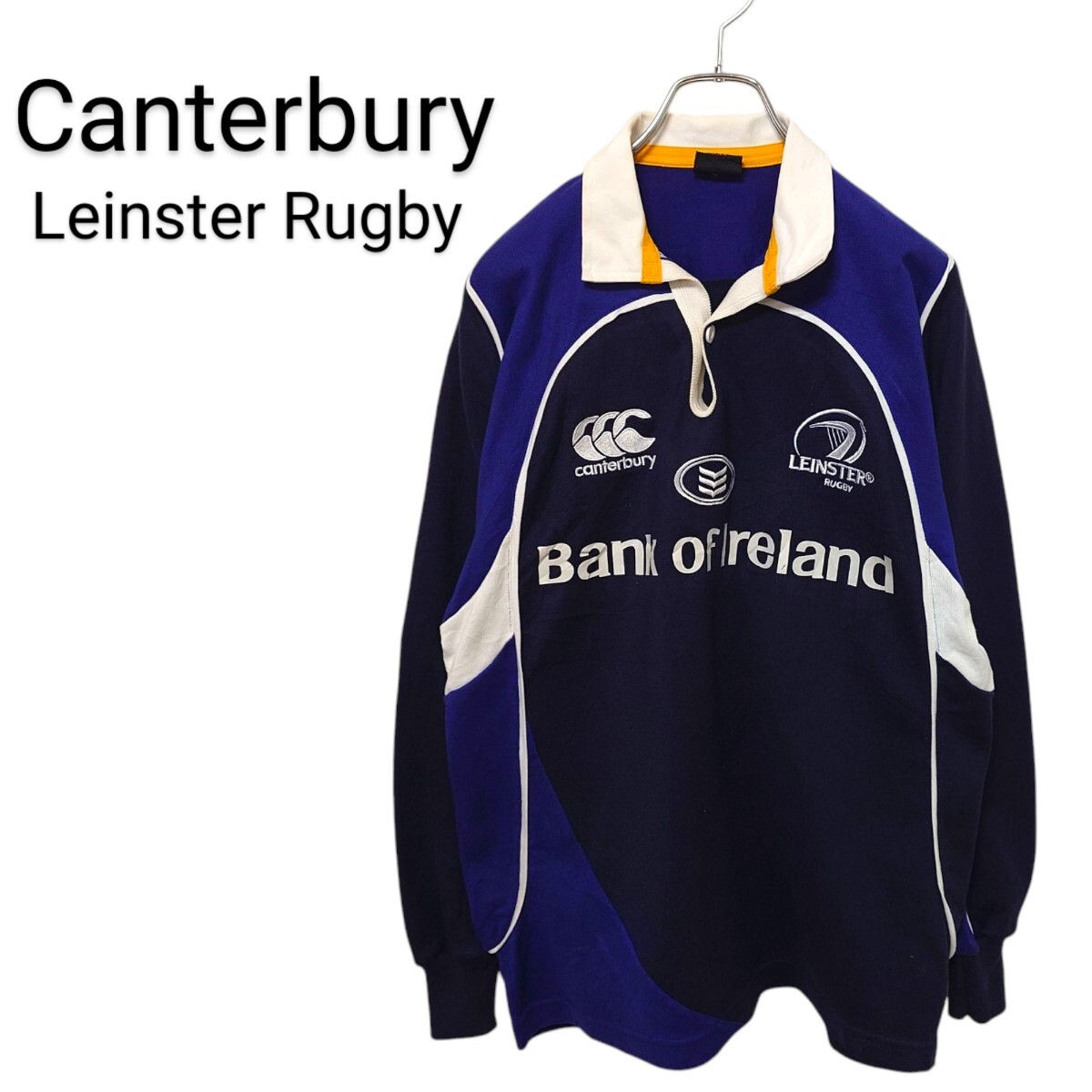 【CANTERBURY】Leinster Rugby ラガーシャツ A-3385拍卖