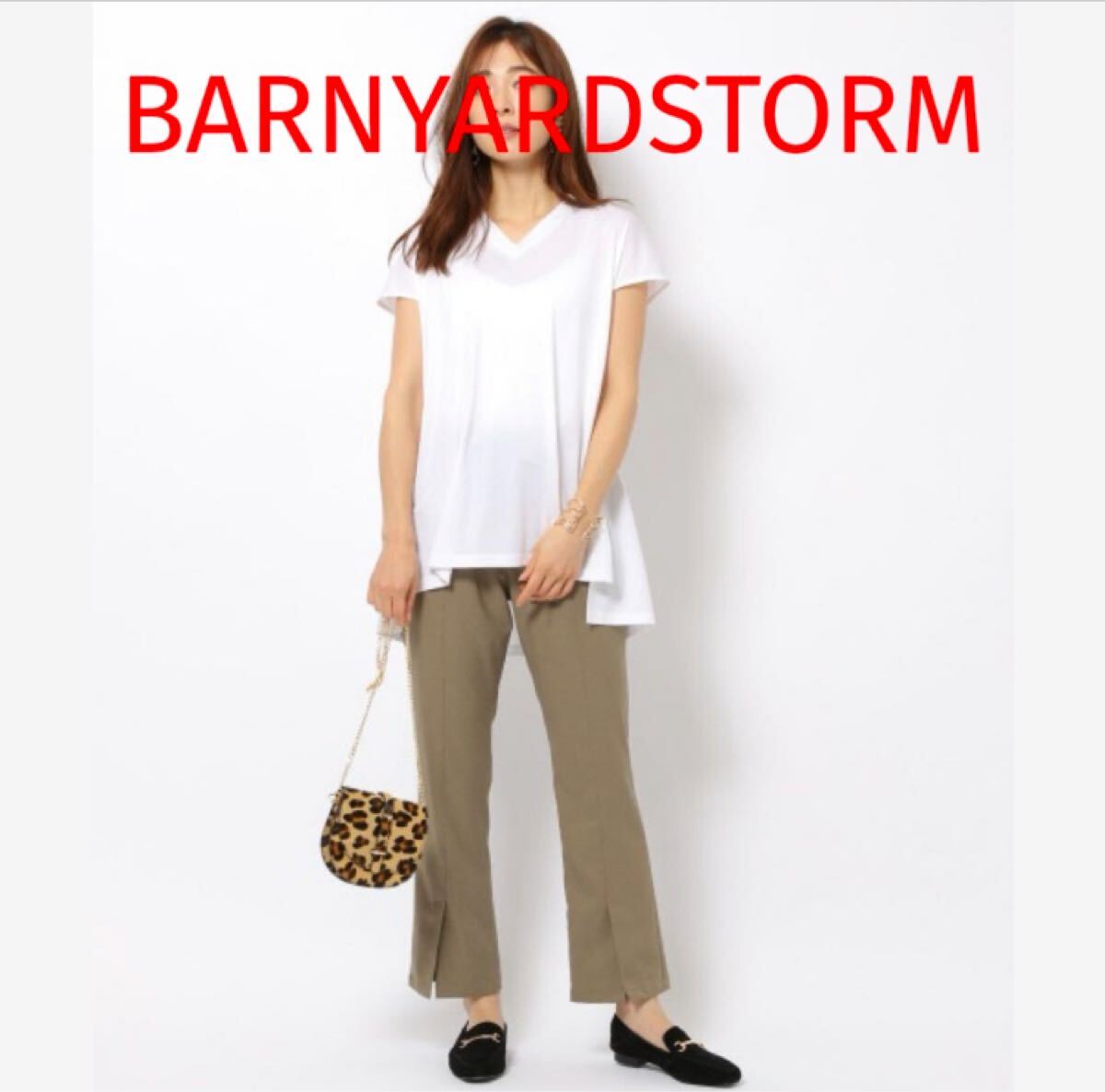 試着のみ★ BARNYARDSTORM フロントスリットパンツ拍卖