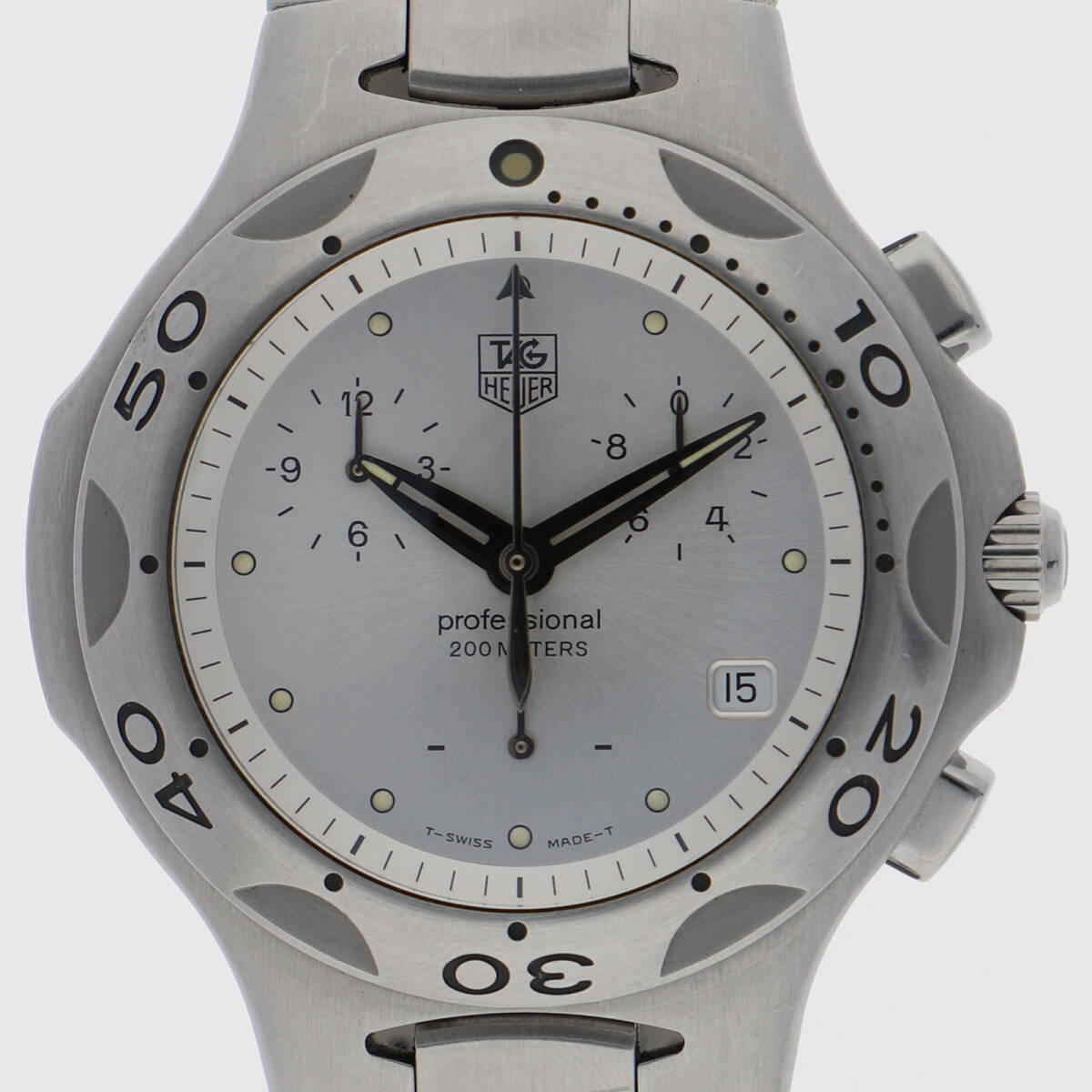 TAG HEUER タグホイヤー CL1111 キリウム シルバーダイヤル SS クオーツ メンズ【127317】拍卖