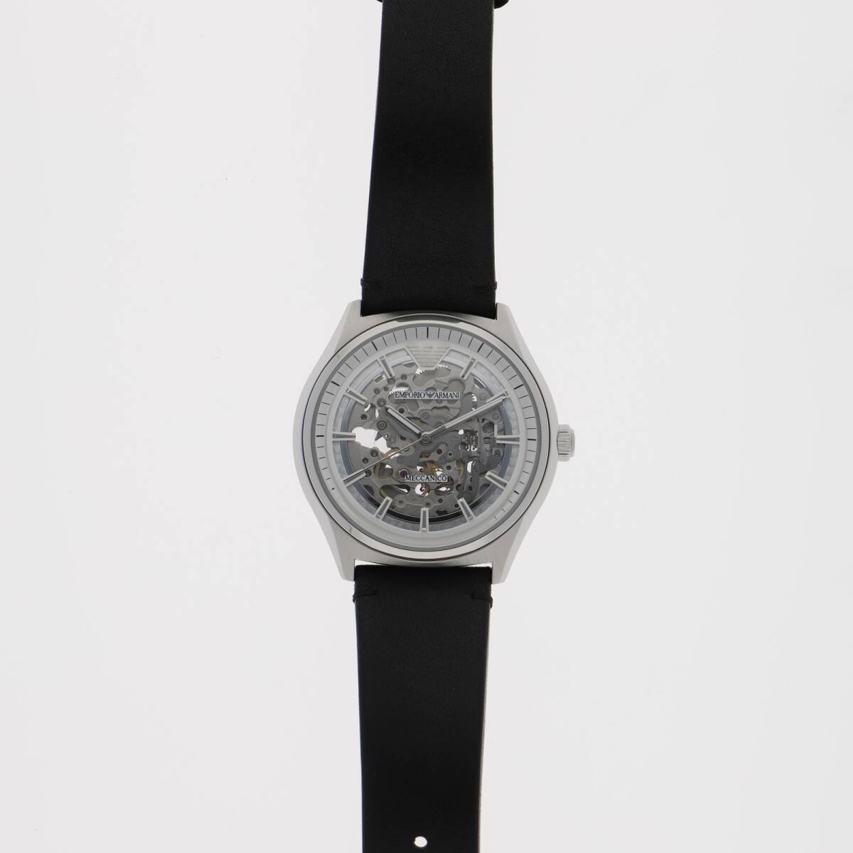 Emporio Armani エンポリオ・アルマーニ AR-60003 ZETA MECCANICO SS 自動巻き メンズ【122866】拍卖