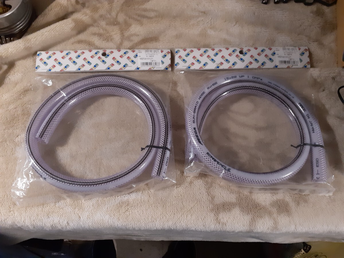 テトロン ブリーザーホース φ15×φ22×1m 0900-991-00015 日本製 2点セット拍卖