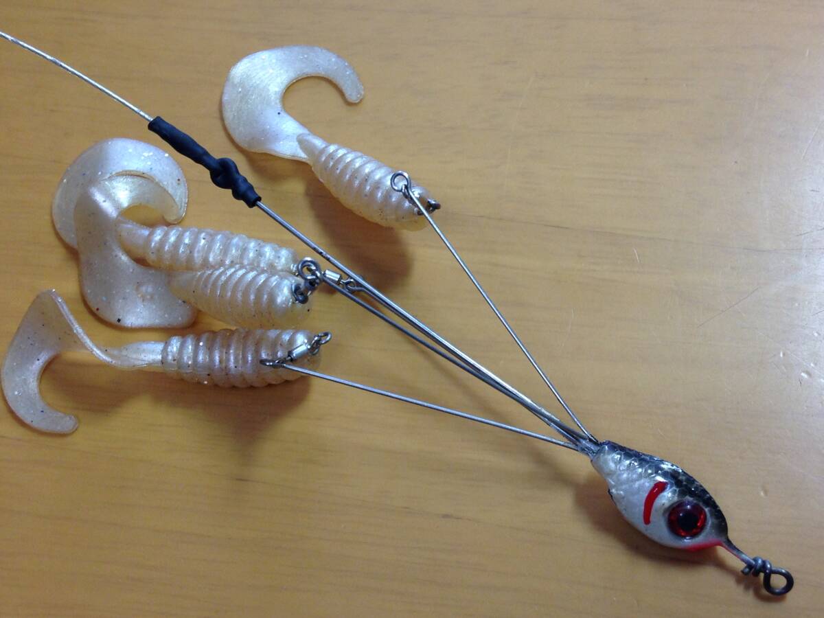 メーカー不明 アラバマリグ ワーム4個 #20-1049拍卖