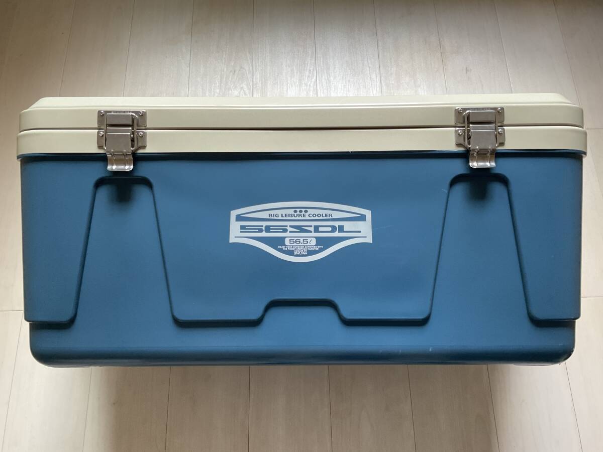 秀和 ビッグレジャークーラー 56SDL ブルー クーラーボックス拍卖