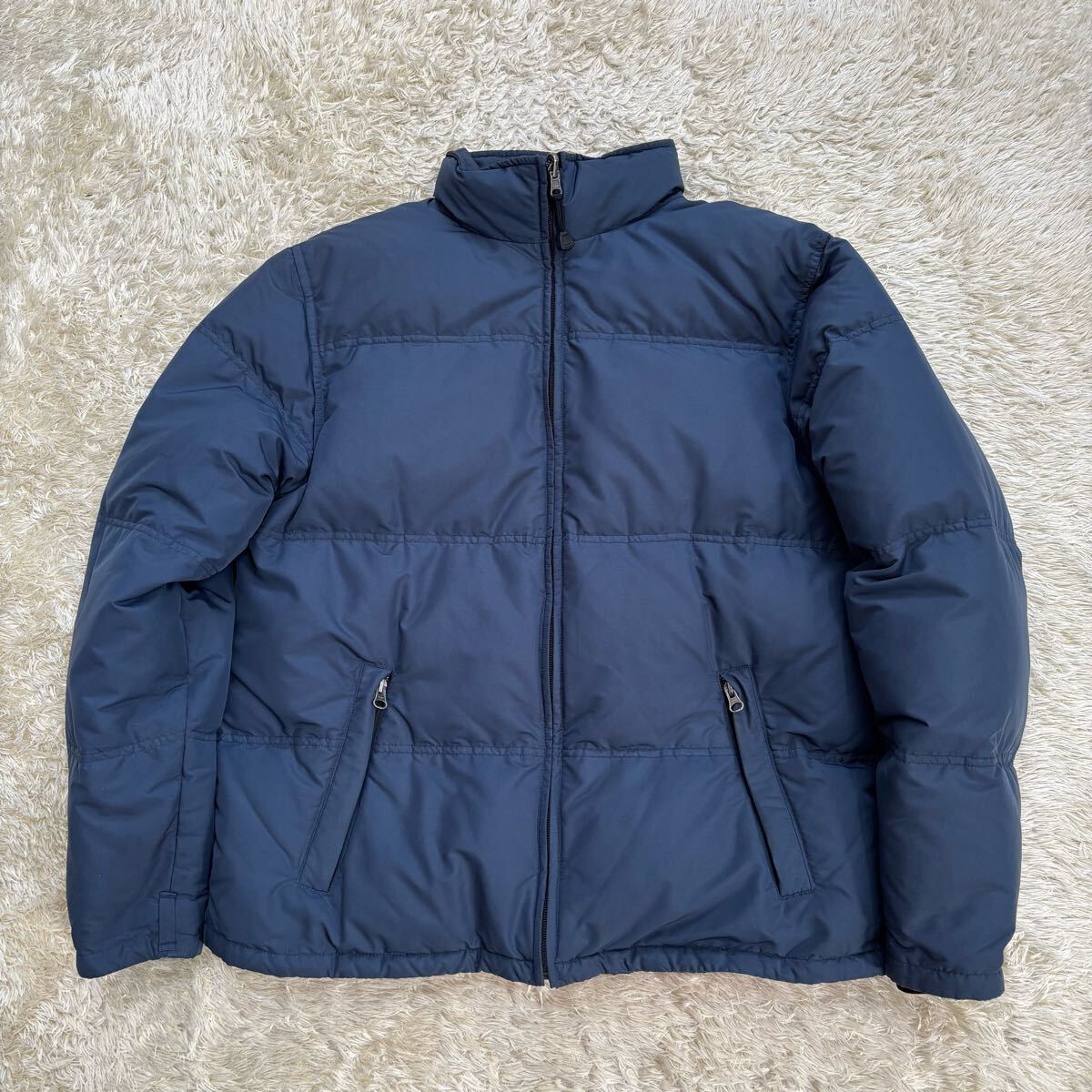 人気 エディバウアー プレミアムグースダウンジャケット ネイビー 拍卖