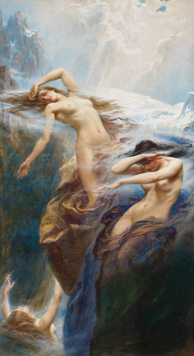 新品 テハーバート・ドレイパー「山の霧!」の特殊技法高級印刷画 A4版サイズ 額なし 特価980円(送料込)即決拍卖