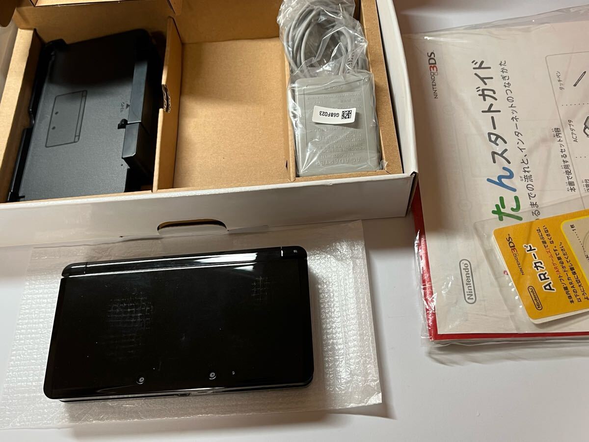 ニンテンドー 3DS クリアブラック 液晶ヤケ拍卖