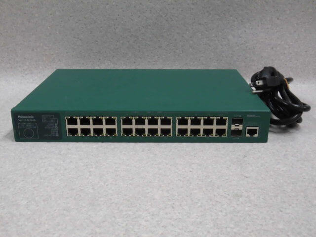 【中古】Switch-M24eG PN28240 Panasonic/パナソニック24ポートスイッチングハブ【ビジネスホン 業務用 電話機 本体】拍卖