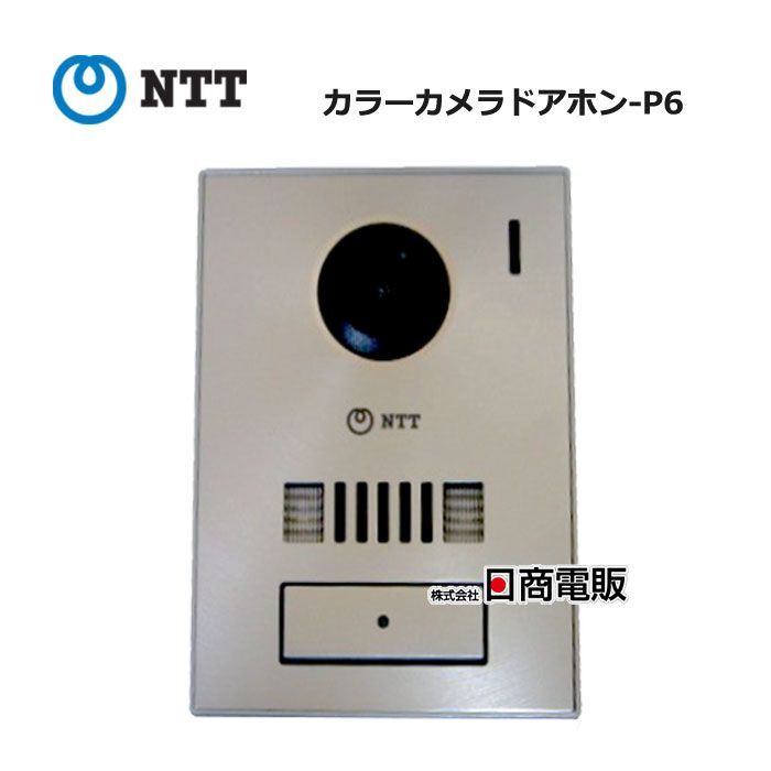 【中古】 カラーカメラドアホン-P6 NTT ドアホン 【ビジネスホン 業務用 電話機 本体】拍卖