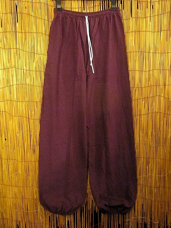 【SALE】⑥新品*男女兼用*紫色*コットン素材*すっきり*アラジンパンツ拍卖