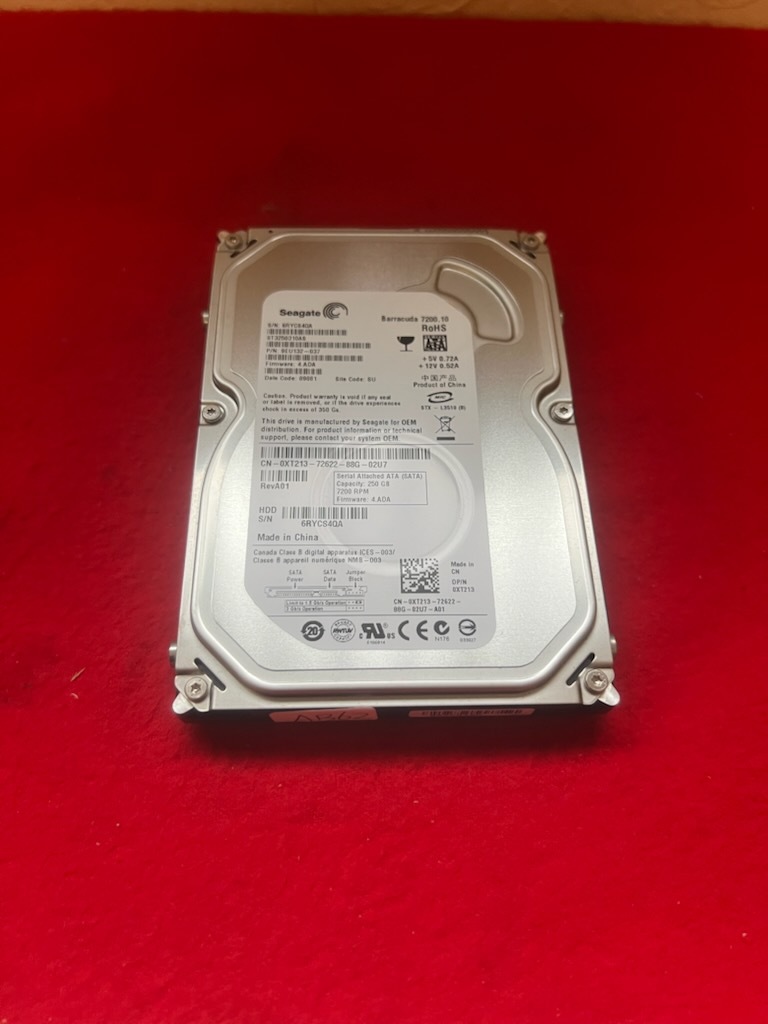 不良返金保証 PCパーツ 250GB|SATA ハードディスク 3.5インチ|Seagate シーゲート ST3250310AS 内蔵 HDD (AB62)拍卖