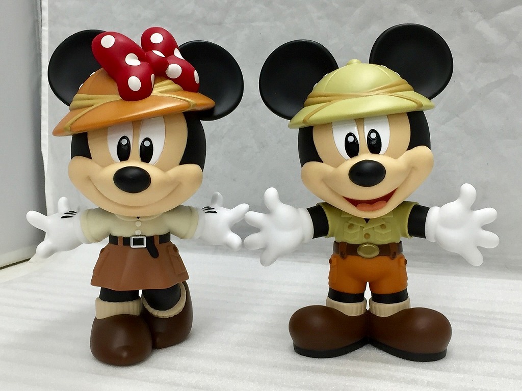 ディズニー Disney ディズニーランド ジャングルカーニバル 景品 フィギュア ミッキー ミニー セット拍卖