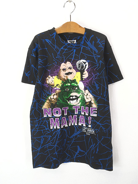 キッズ 古着 90s USA製 Disney 「DINOSAURS」 恐竜家族 ベイビーブルース アール オールオーバー Tシャツ L 16-18歳 古着拍卖