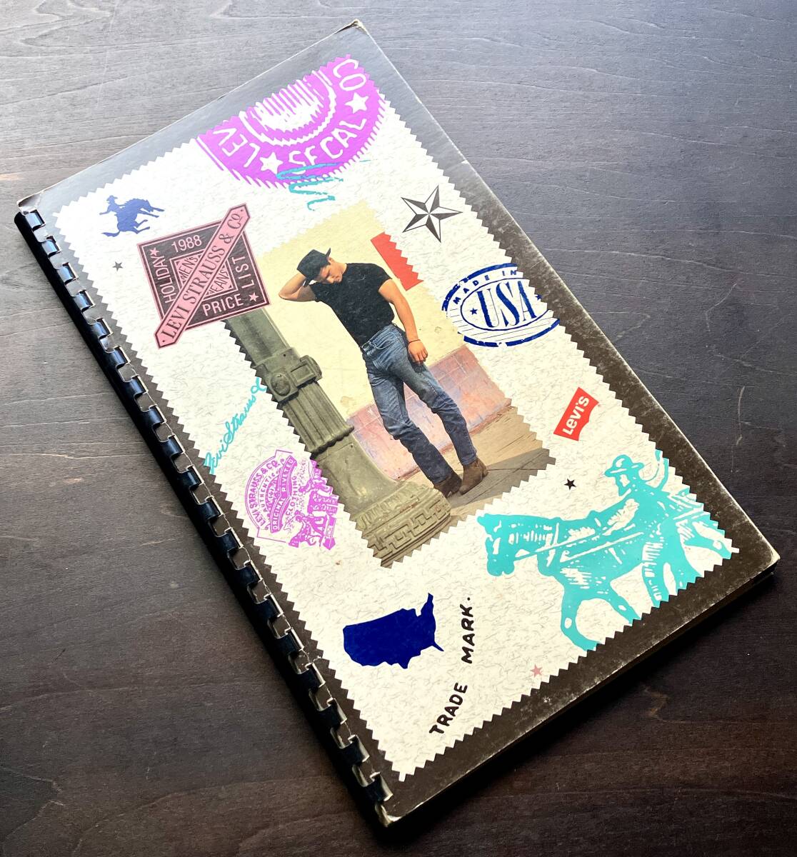 【洋書】『 Levi's リーバイス PRICE LIST プライスリスト 1988 』●価格表 501 JEANS ジーンズ ジャケット Big John/RED TAB/WHITE TAB 拍卖