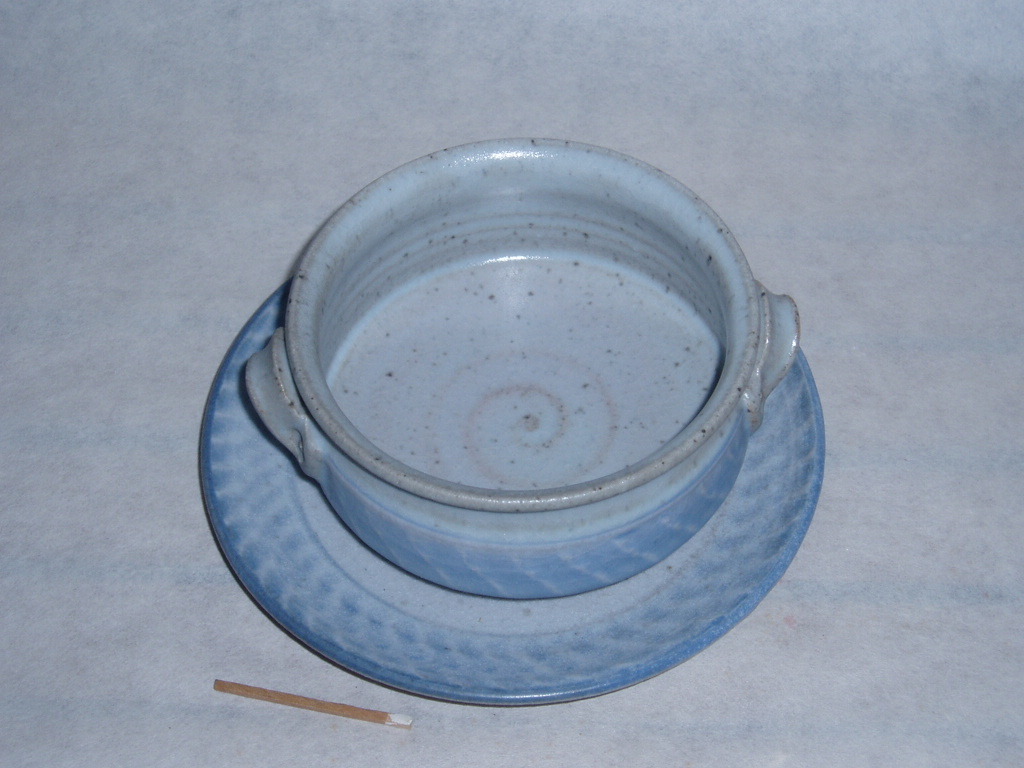 益子焼「スープカップ皿付no-1」1ツ拍卖